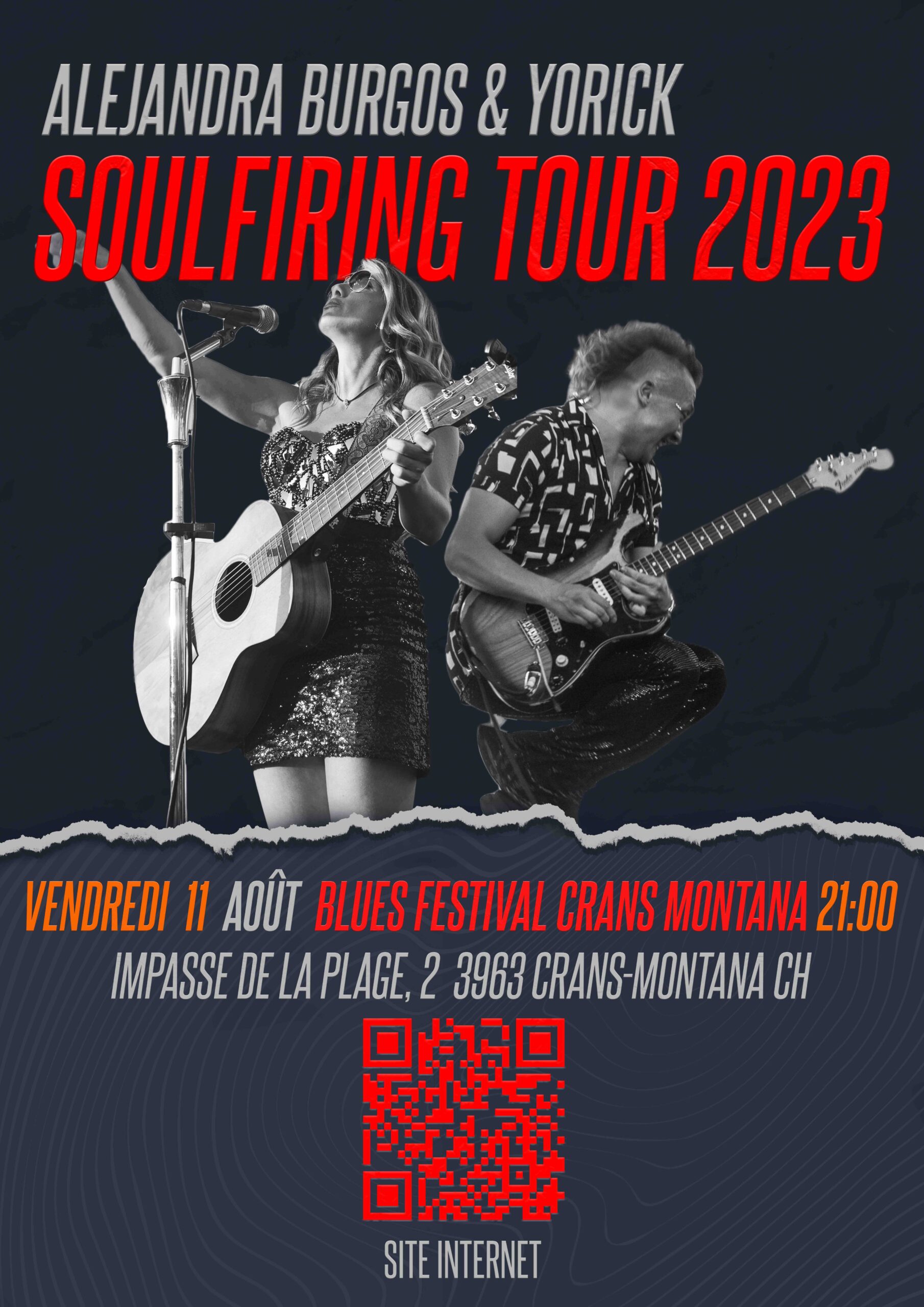 Alejandra Burgos in Switzerland at the Blues@Lake Moubra 2023 Festival
