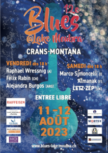 Concierto: Alejandra Burgos in Switzerland at the Blues@Lake Moubra 2023 Festival